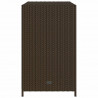 Szafka ogrodowa, brązowa, 83x45x76 cm, polirattan