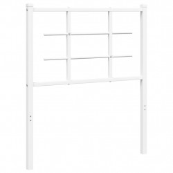 Metalowe wezgłowie, białe, 80 cm