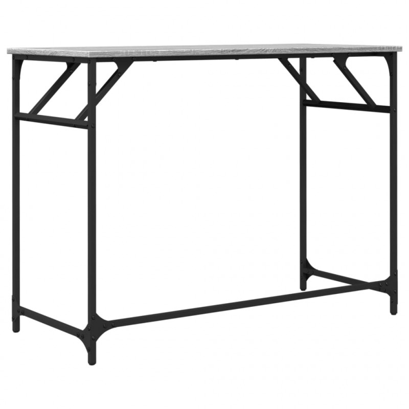 Biurko, szary dąb sonoma, 100x45x76 cm, materiał drewnopochodny