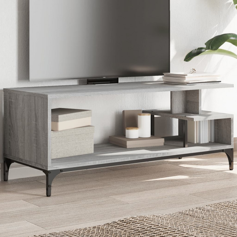 Szafka RTV, szary dąb sonoma, 102x40x41 cm