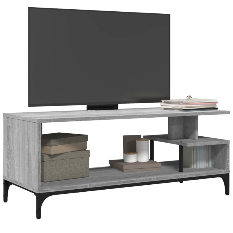 Szafka RTV, szary dąb sonoma, 102x40x41 cm