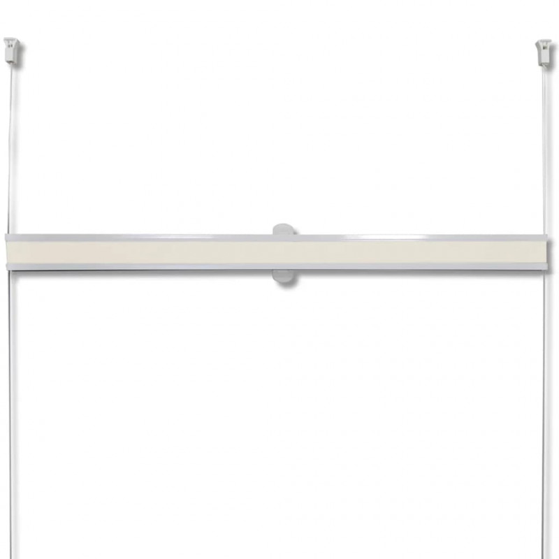 Roleta plisowana, kremowa (40x125cm).