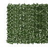 Parawan balkonowy, ciemnozielone liście, 300x150 cm