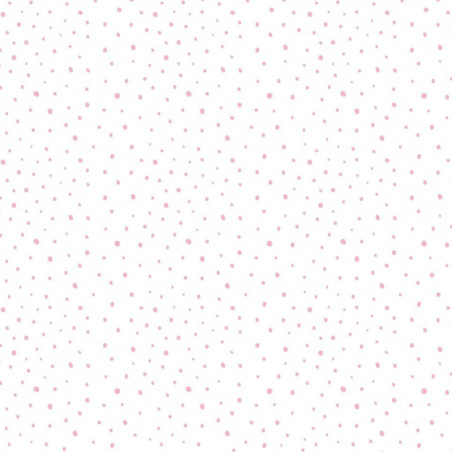 Noordwand Tapeta Mondo baby Confetti Dots, biało-różowo-beżowa