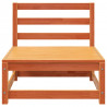 2-osobowa sofa ogrodowa, woskowy brąz, lite drewno sosnowe