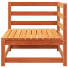2-osobowa sofa ogrodowa, woskowy brąz, lite drewno sosnowe