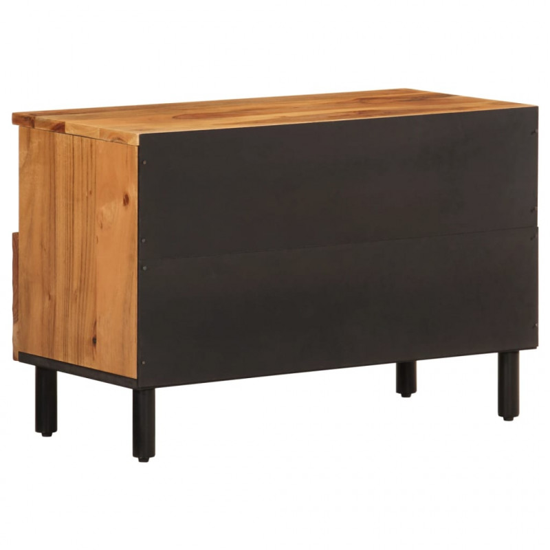 Szafka pod telewizor, 70x33x46 cm, lite drewno akacjowe
