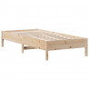Rama łóżka bez materaca, 100x200 cm, lite drewno sosnowe