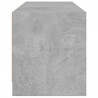 Szafka TV ze szklanymi drzwiami, szarość betonu, 102x37x42 cm
