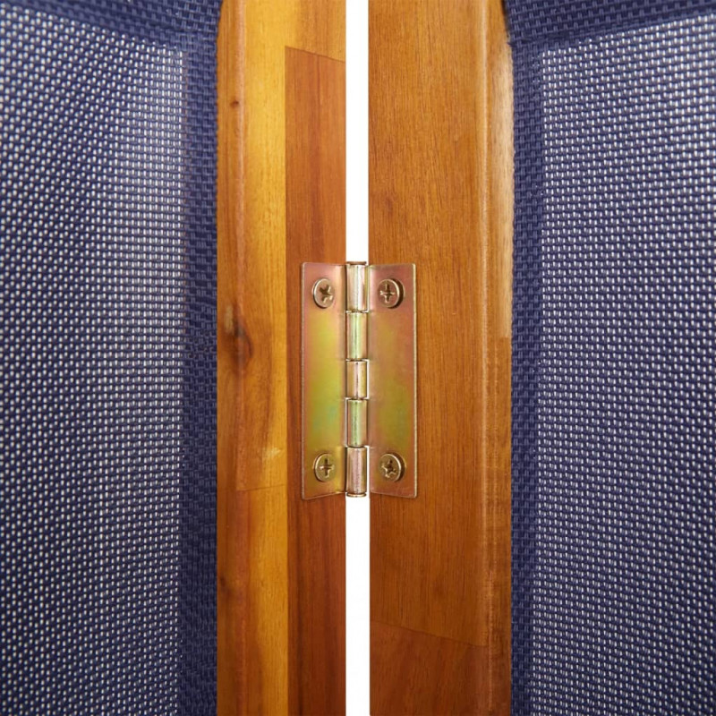 Parawan 3-panelowy, ciemnoniebieski, 210x180 cm