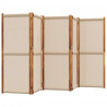 Parawan 5-panelowy, taupe, 350x180 cm