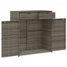 Szafka ogrodowa, szara, 105x55x113 cm, polirattan