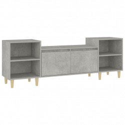 Szafka pod TV, szarość betonu, 160x35x55 cm
