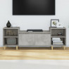 Szafka pod TV, szarość betonu, 160x35x55 cm