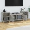 Szafka pod TV, szarość betonu, 160x35x55 cm