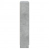 Szafka, szarość betonu 82,5x30,5x150 cm materiał drewnopochodny