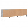 Szafka pod TV, szarość betonu, 150x30x44,5 cm