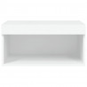 Szafka pod TV, z oświetleniem LED, biała, 60x30x30 cm