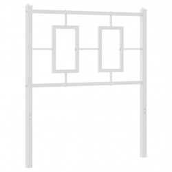Metalowe wezgłowie, białe, 80 cm