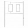 Metalowe wezgłowie, białe, 80 cm