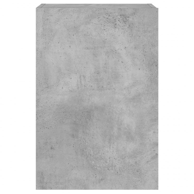 Ścienna szafka TV, szarość betonu, 40,5x30x60 cm