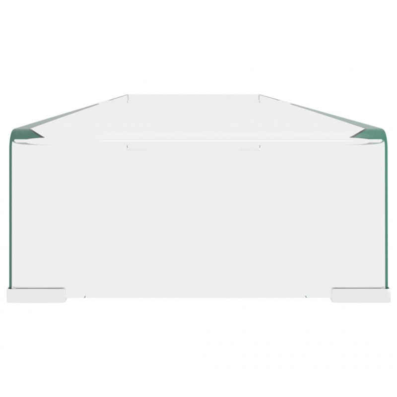 Podstawka pod monitor / telewizor szklana 120x30x13 cm