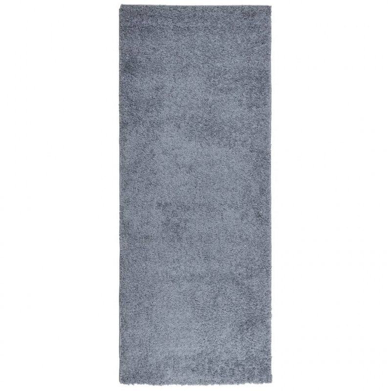 Dywan z długim włosiem PAMPLONA, niebieski, 80x200 cm