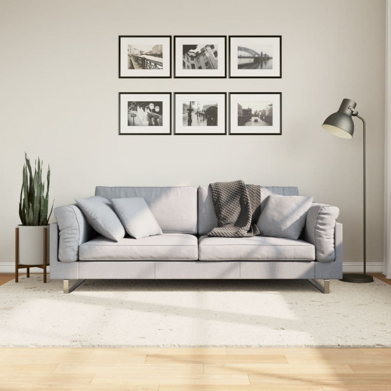 Dywan z długim włosiem PAMPLONA, kremowy, 160x230 cm