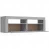Szafka pod TV z LED, szary dąb sonoma, 120x35x40 cm