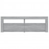 Szafka pod TV z LED, szary dąb sonoma, 120x35x40 cm
