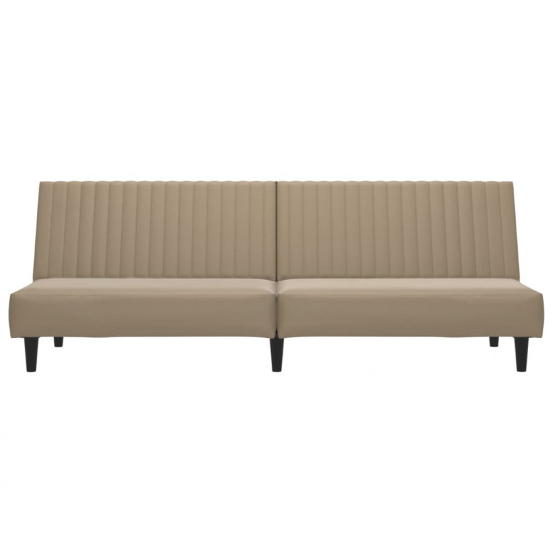 2-osobowa sofa, cappuccino, sztuczna skóra