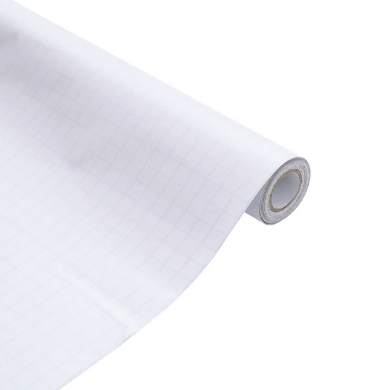 Folia okienna, matowa, biała, 45x2000 cm, PVC