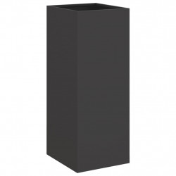 Donica, czarna, 32x29x75 cm, stal