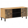 Szafka pod telewizor, 105x33x46 cm, lite drewno mango