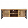 Szafka pod telewizor, 110x35x40 cm, lite drewno mango