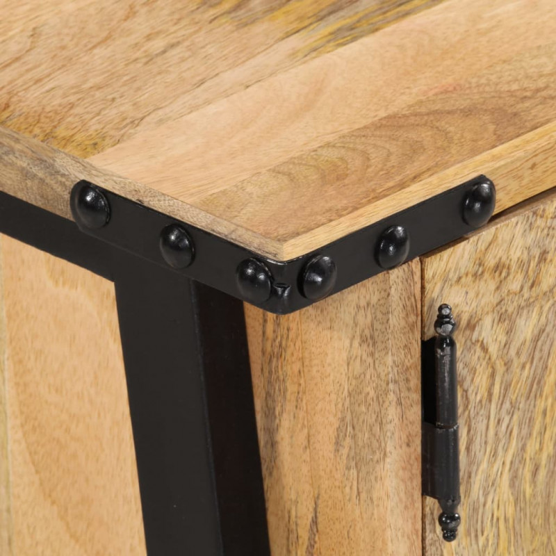 Szafka pod telewizor, 110x35x40 cm, lite drewno mango