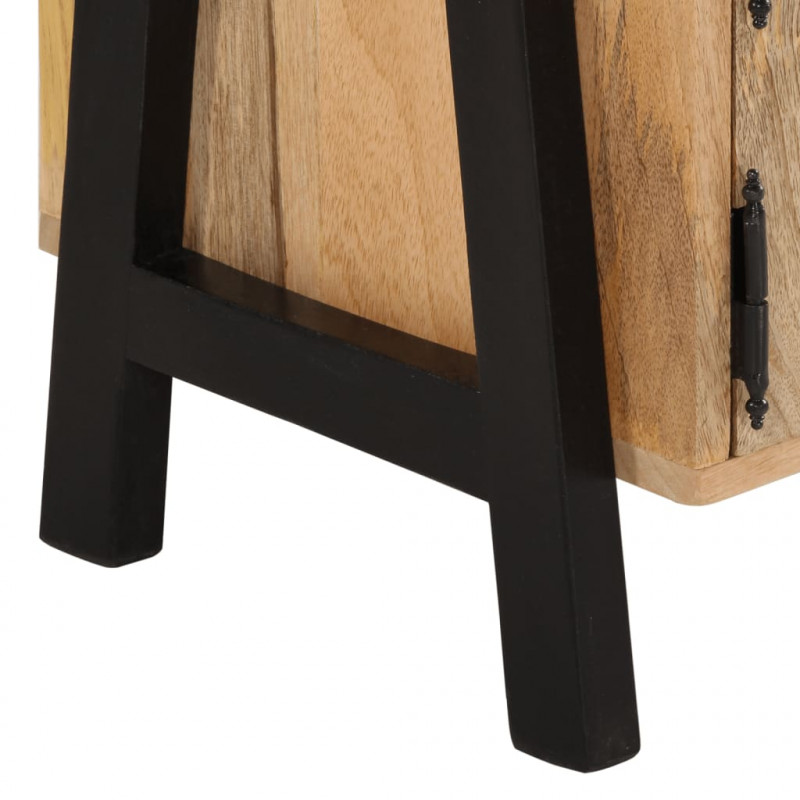 Szafka pod telewizor, 110x35x40 cm, lite drewno mango