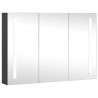 Szafka łazienkowa z lustrem i LED, 89x14x62 cm