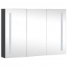 Szafka łazienkowa z lustrem i LED, 89x14x62 cm