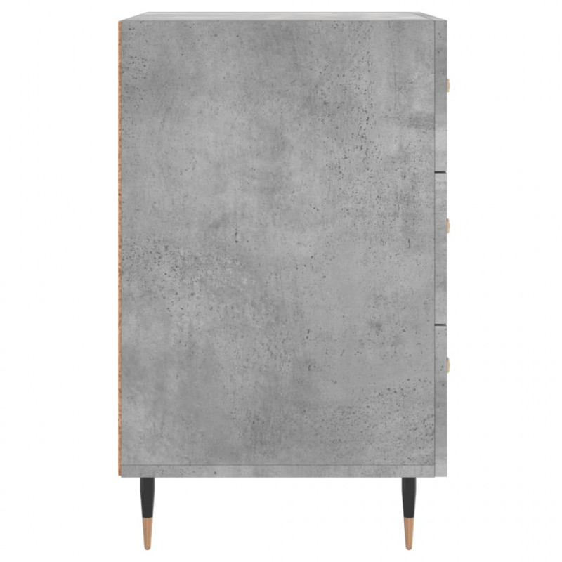 Szafka nocna, szarość betonu, 40x40x66 cm