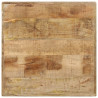 Stolik bistro, 60x60x77 cm, surowe drewno mango