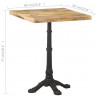 Stolik bistro, 60x60x77 cm, surowe drewno mango
