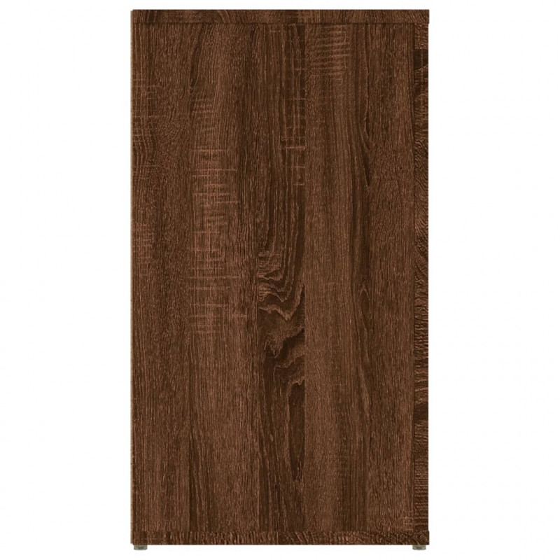 Szafka, brązowy dąb, 100x33x59,5 cm, materiał drewnopochodny