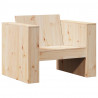 Fotel ogrodowy, 79x60x62 cm, lite drewno sosnowe