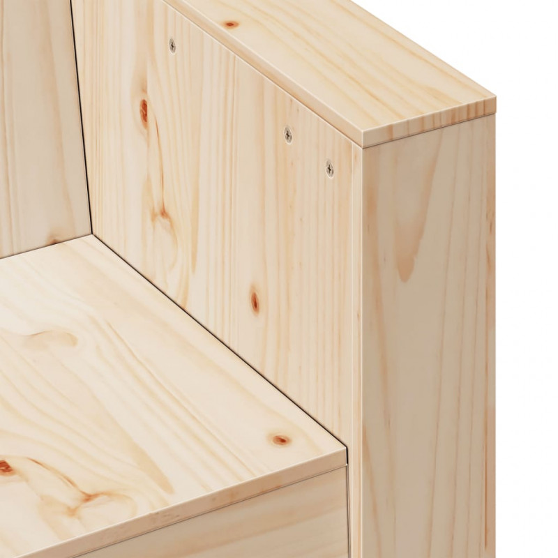 Fotel ogrodowy, 79x60x62 cm, lite drewno sosnowe