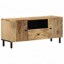 Szafka pod telewizor, 105x33x46 cm, lite drewno mango