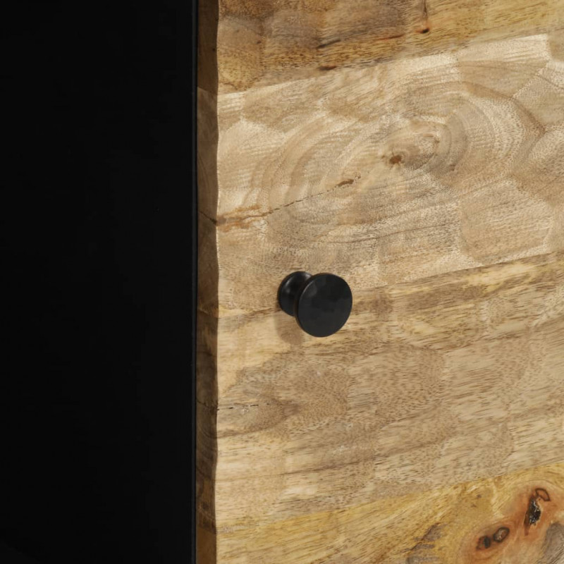 Szafka, 80x33x75 cm, lite drewno mango
