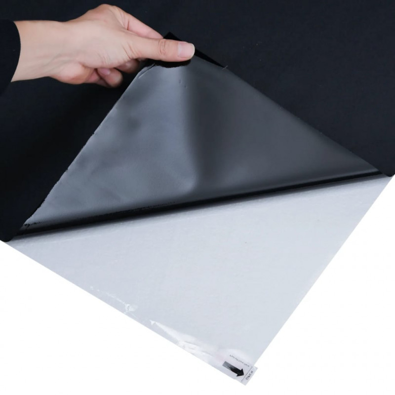 Folia okienna statyczna, matowa, czarna, 60x1000 cm, PVC
