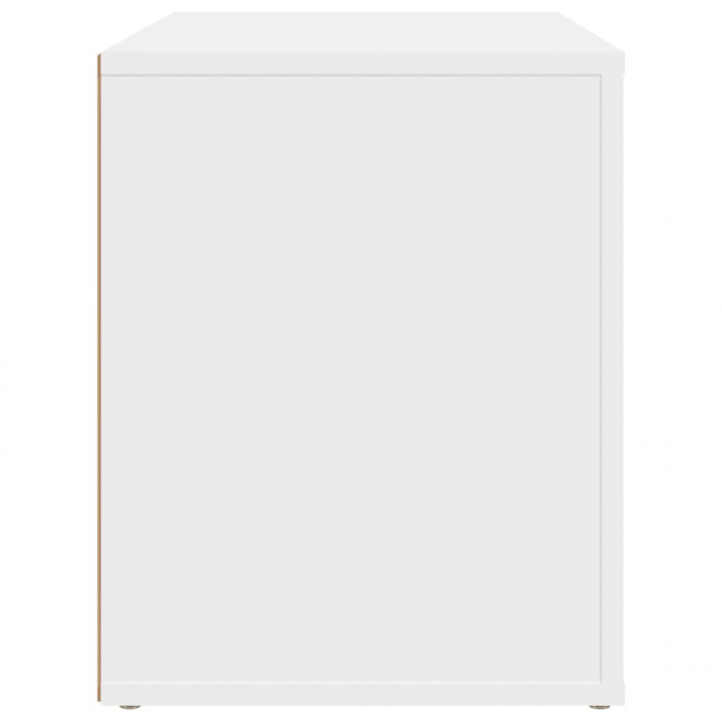 Szafka nocna, biała, 60x36x45 cm, materiał drewnopochodny