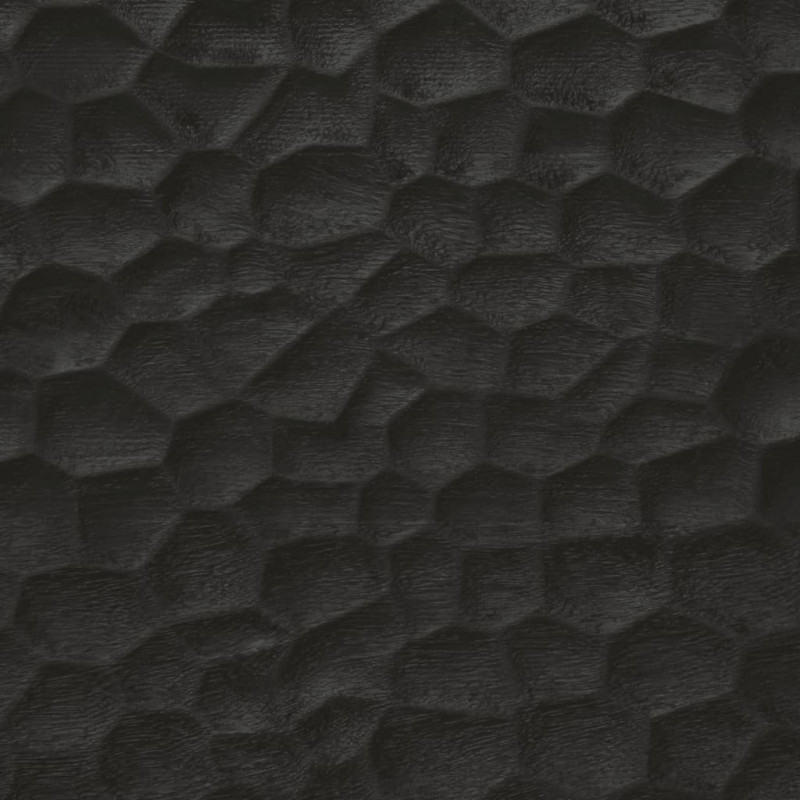 Stolik kawowy, czarny, 80x50x40 cm, lite drewno mango